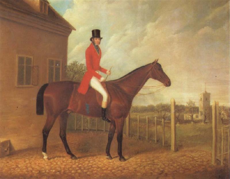 David Dalby Lord Bolton on a Bay Hunter